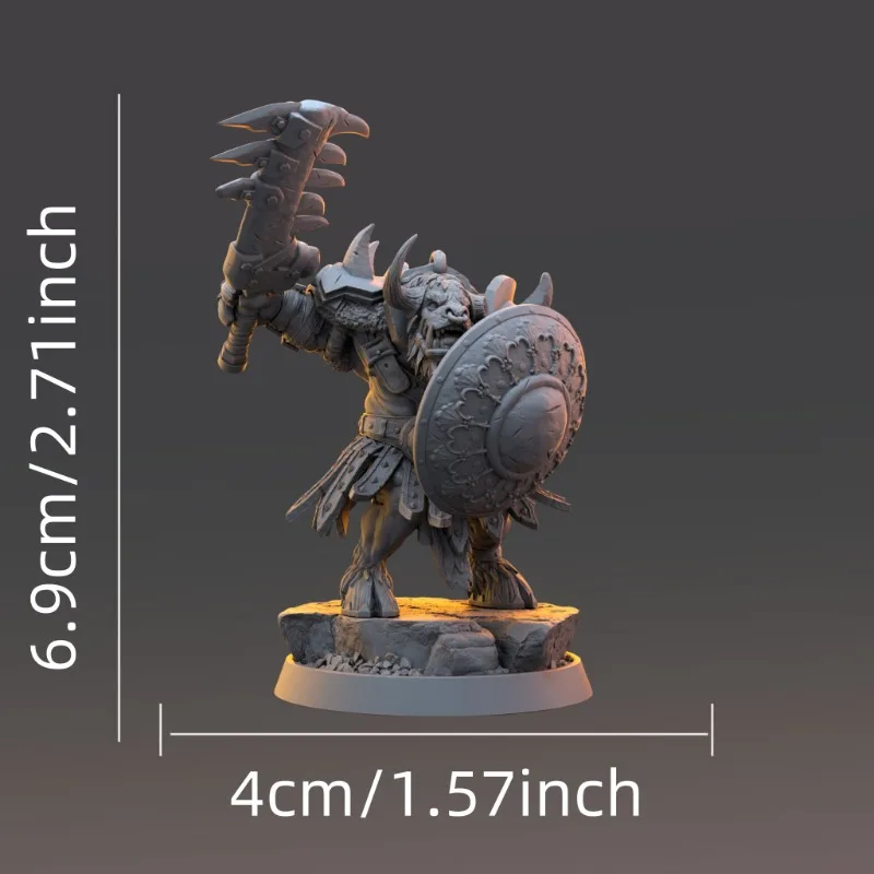 3 Parts Goroth Warhowl Anime Garage Kits DIY Color Painting Tabletop Role Play Game Piece Handicraft Enthusiasts Mini Statue