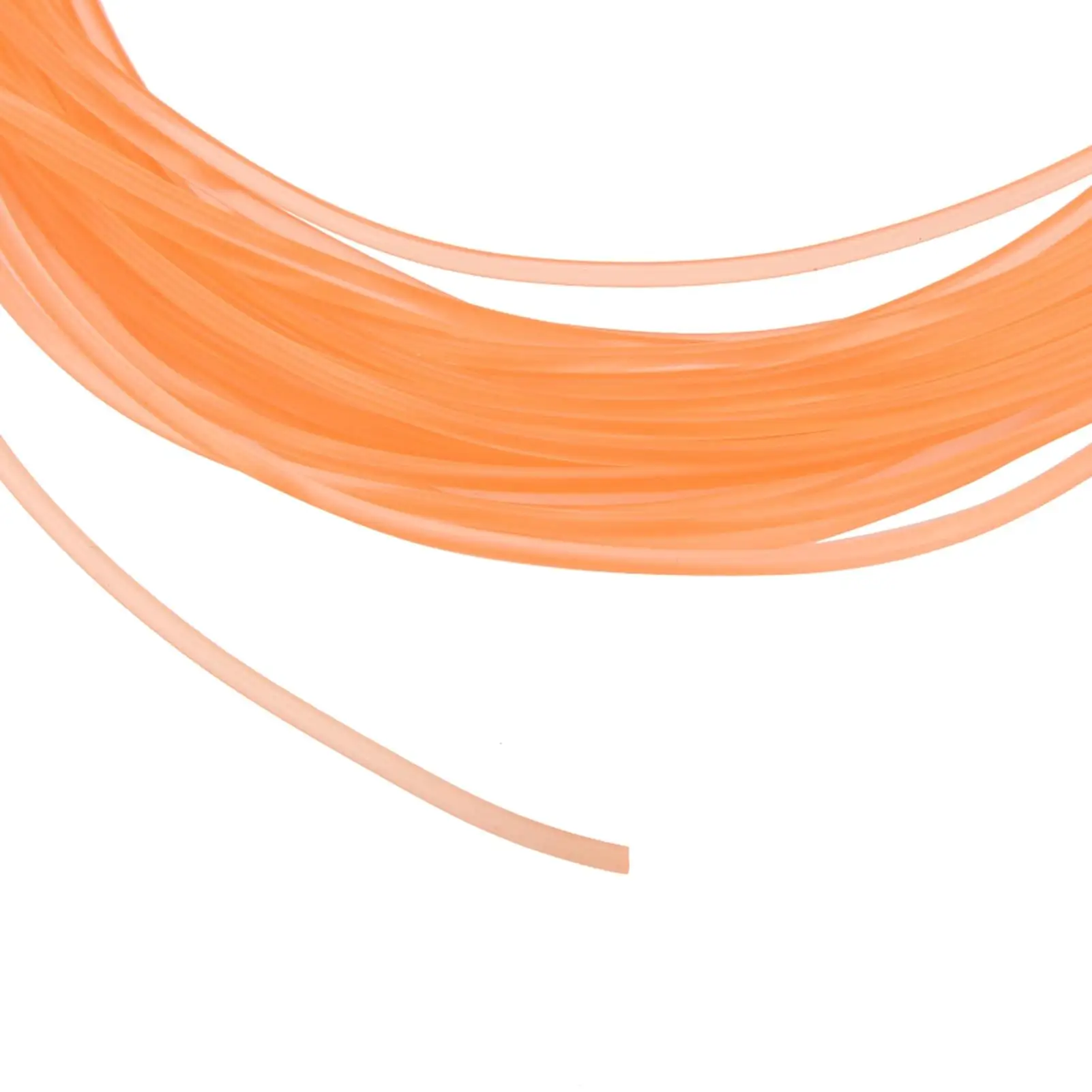 مستدير من مادة البولي يوريثين الناعمة باللون البرتقالي لحزام نقل القيادة 4 مم 10 أمتار للاستخدام الصناعي المرن المتين