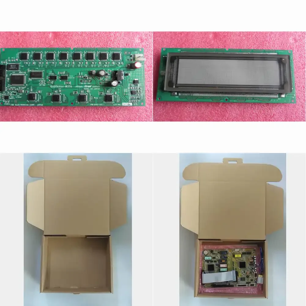 

LCD Display GU256X64-W376 for Molding Machine LCD Screen Replacement Compatible with Industrial Machinery Spare