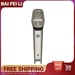 BAIFEILI KK205 Handheld Wired Microphone,34mm Large Diaphragm Cardioid Condenser Mic for Speakers, Karaoke Machine, Amp, Mixer