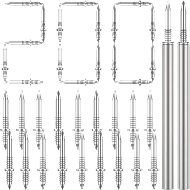 

Бесшовные гвозди с двойной нитью для юбка, шурупы и гвозди, плинтус без следов, гвоздь, оснащенный 2-мя гвоздями