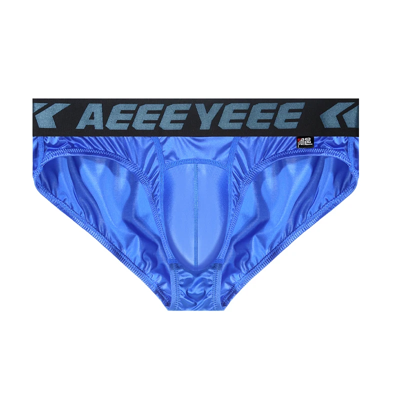 

Мужское нижнее белье-треугольники из ультратонкого прозрачного шелка, трусы-боксеры для вечеринок, модель A711