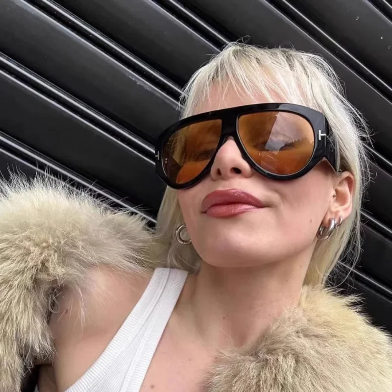 

High Quality Sunglasses Large Frame Frog Pilot Sunglasses Men Women Fashion Classic Thick Shades Outdoor Cycling Equipment