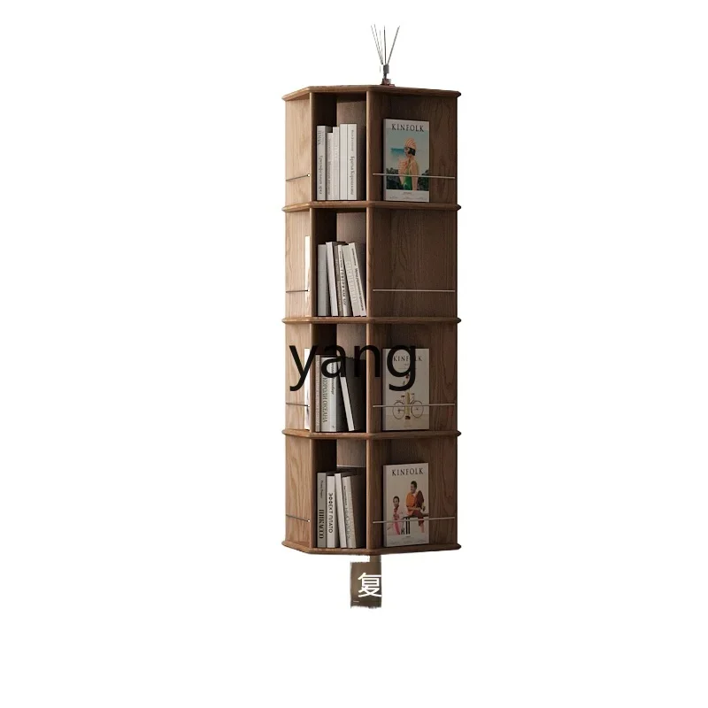 

LH retro 360-degree bookshelf floor-to-ceiling home children's storage picture book rack