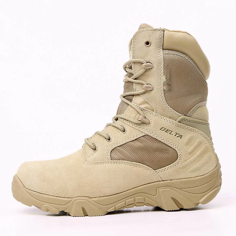 

Men Boots Camouflage Work Safty Shoes Men Desert Tactical Boots New Autumn Winter Special Force Men Ankle Boots