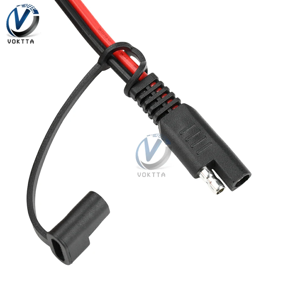 16AWG SAE Kabel Ekstensi Adaptor Kabel Rilis Cepat Kabel Surya SAE Ke Konektor O-ring untuk Pengisi Daya Baterai Catu Daya Utama