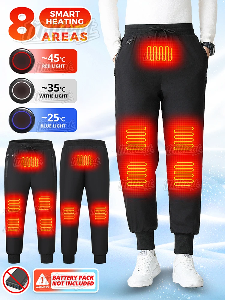 

Интеллектуальные штаны с подогревом, 18 зон нагрева, 2 переключателя, 3-скоростная регулировка, подходят для активного отдыха, работы в помещении, пеших прогулок