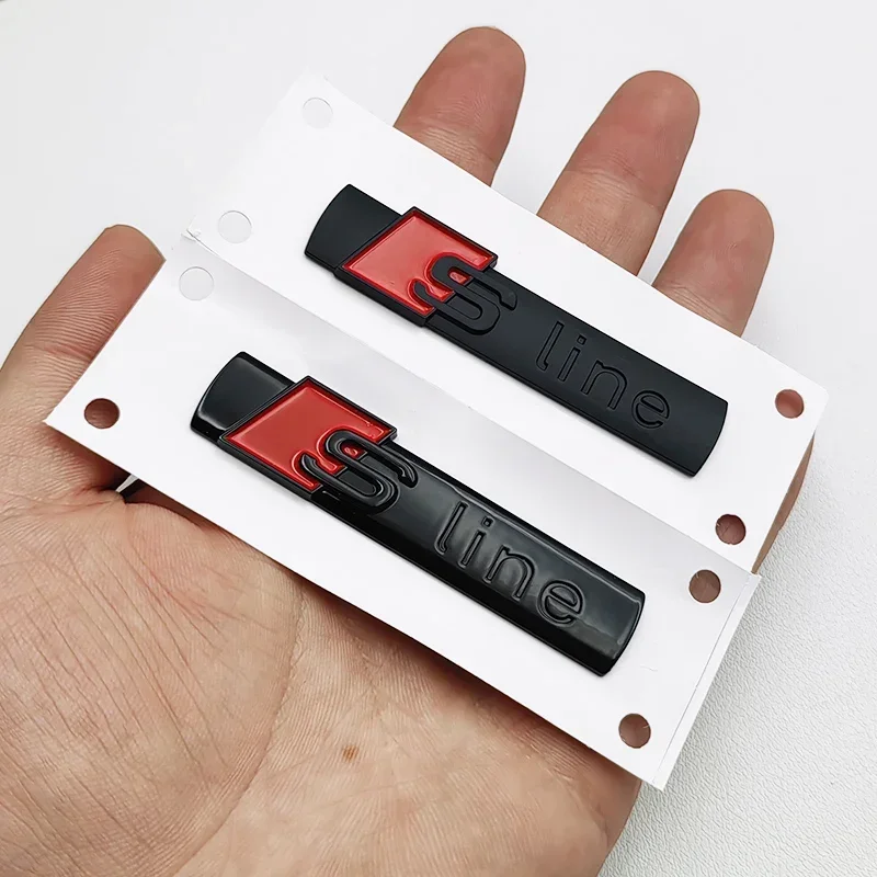 

Для Audi 3D ABS Black S Line A1 A2 A3 A4 A5 A6 A7 A8 Логотип Эмблема Авто Значок Багажник Наклейка Для Audi Sline Наклейка на крыло автомобиля Доступ