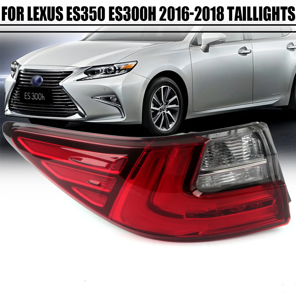 LED Rear Tail Light For LEXUS ES350 ES300H 2016 2017 2018 Car Signal Brake Lamp Bumper Warning Light