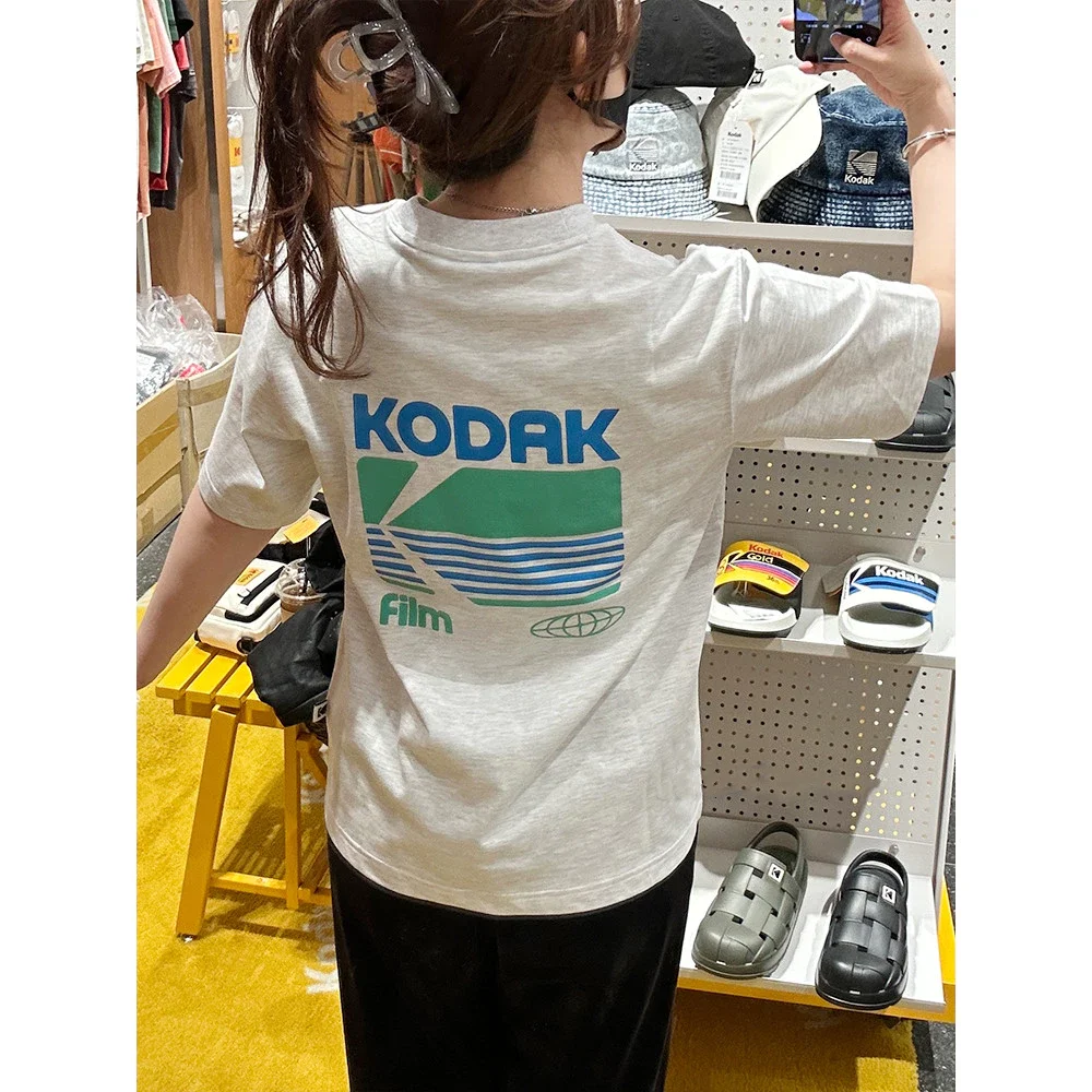 Kodak Vintage-Trend-Grafik-T-Shirt 2026 Sommer 100 % Baumwolle Herren- und Damen-Y2K-Streetwear Kurzarm-Fan-Geschenke Y2K-Tops – Detail 7