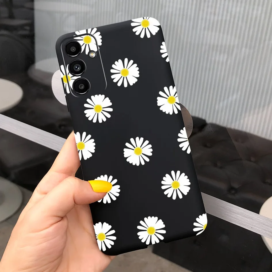 For Samsung Galaxy A14 4G Case Fashion Daisy Sunflower Soft TPU Phone Cover For Samsung A14 M14 5G GalaxyA14 SM-A145F A 14 Funda