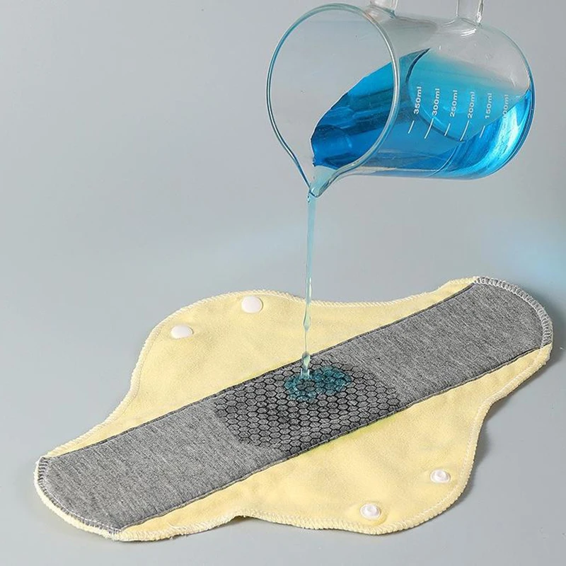 Bantalan Kain Tipis Katun Lembut Dapat Dicuci Celana Dalam Wanita Bantalan Sanitasi Serbet Bantalan Kebersihan Menstruasi Dapat Digunakan Kembali Harian