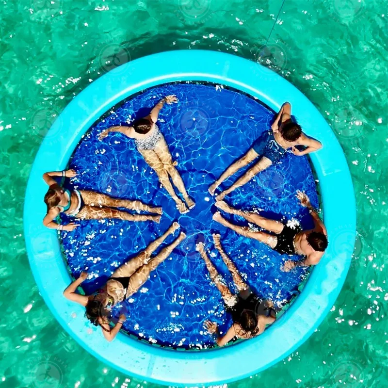 

Summer hot-selling multi-person PVC inflatable hammock Enjoy cool floating time Water hammock Inflatable floating