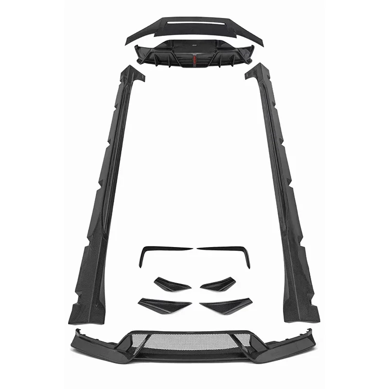 

Runde Attractive Design For 2021 ZEEKR 001 Upgrade CT Style Carbon Fiber Body Kit Front Lip Rear Diffuser Spoiler Hot Sales