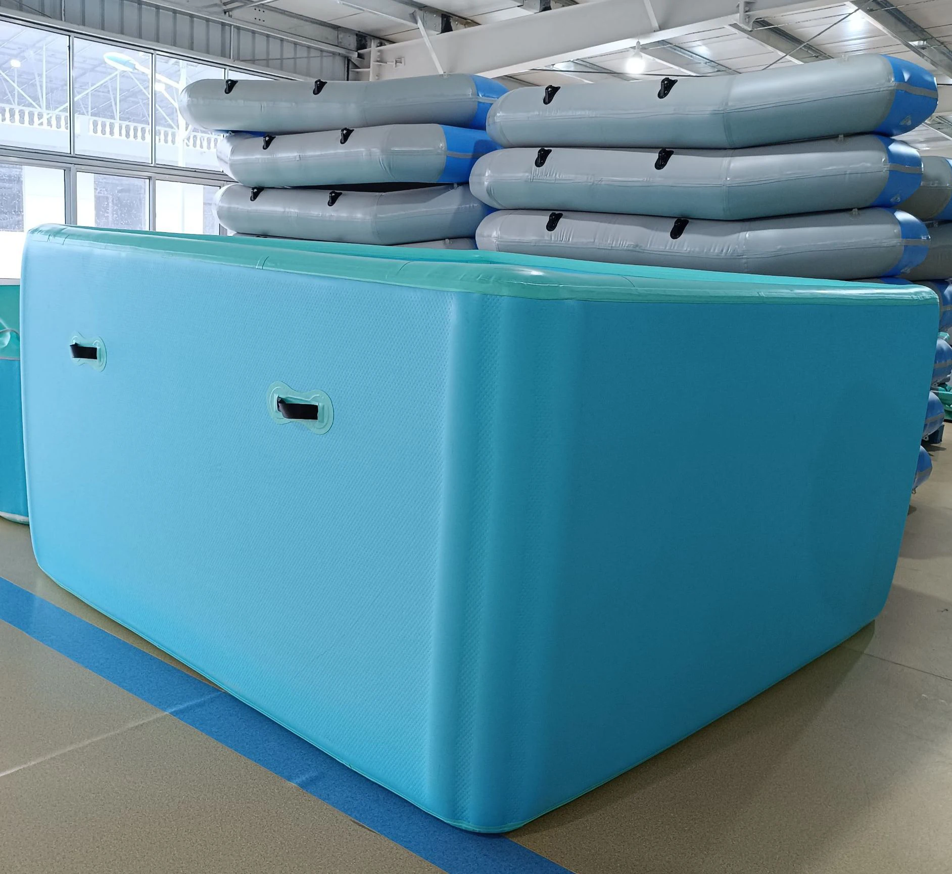 Piscina Inflable Portátil de PVC, Nueva y Popular, de Alta Calidad, con Tecnología Drop Stitch, para Exteriores
