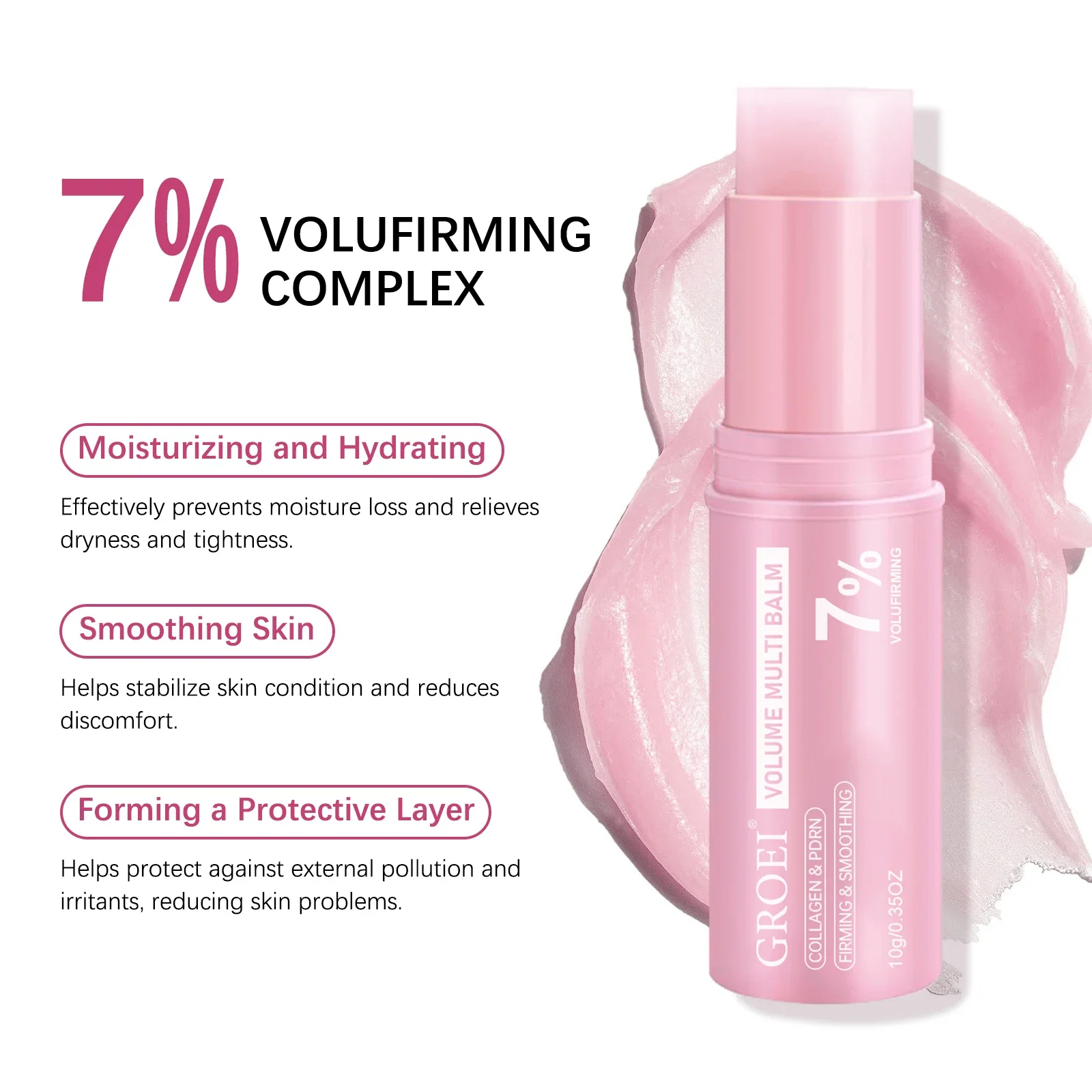 Collagen & PDRN Hand Firming Stick 10g - Multi-Effect Moisturizing Cream for Dry Skin, Helps Improve Dullness & Texture.
