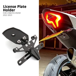 New Motorcycle Rear Tail Tidy Fender Eliminator Kit Fit For CFMOTO 450SR 450 SR 2022 2023 License Plate Holder Bracket
