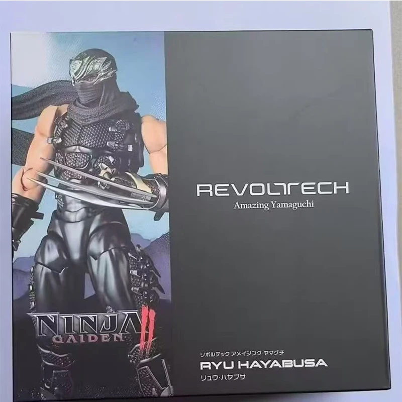 Revoltech Ninja Gaiden RYU HAYABUSA Ninja Gaiden Action Figure Kaiyodo Amazing Yamaguchi Razor's Edge Figurine PVC نموذج اللعب #2