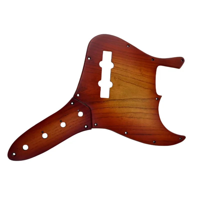 10 Holes 4 String JB Jazz Bass Ailanthus wood Guitar Pickguard Pick Guard & control plates Scratch Plate Accessories