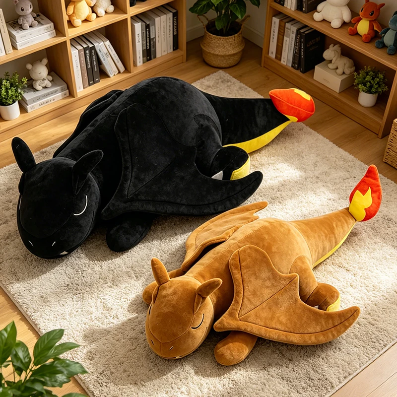 

40-100cm Charizard X Pokémon Pillow Plush Toys Cute Large Cartoon Pokemon Plushie Anime Birthday Doll Stuffed Gift for Kids Xmas