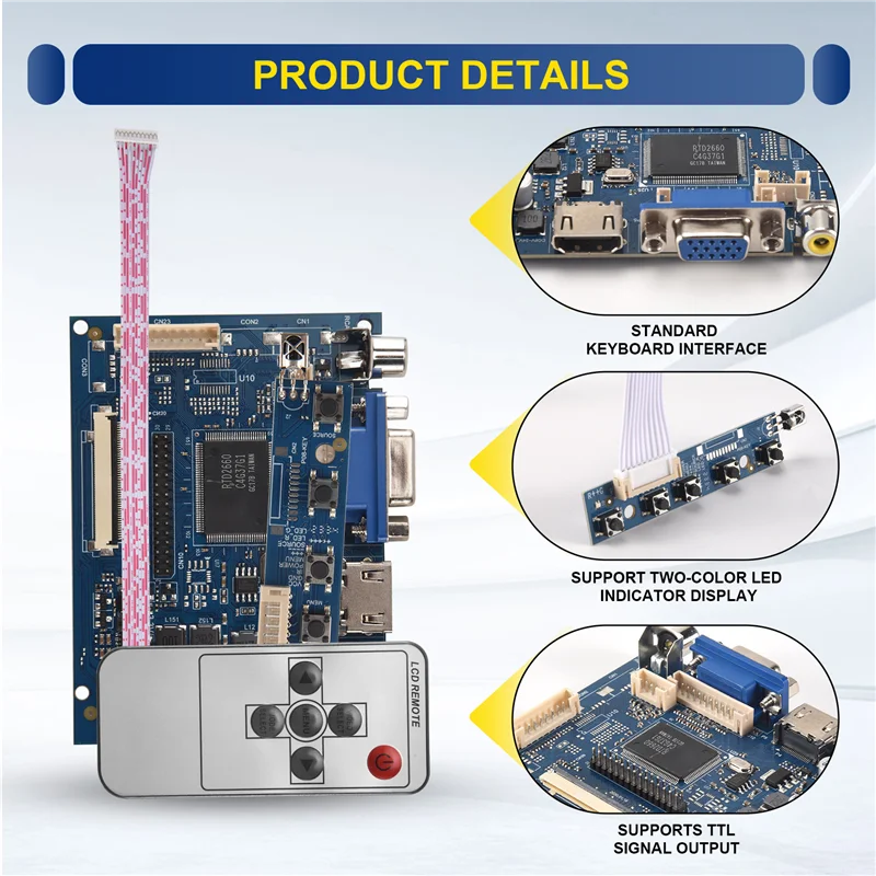 AA08-7 Polegada 1024x600 tela lcd placa de driver com monitor placa driver para raspberry pi suporte av invertendo prioridade