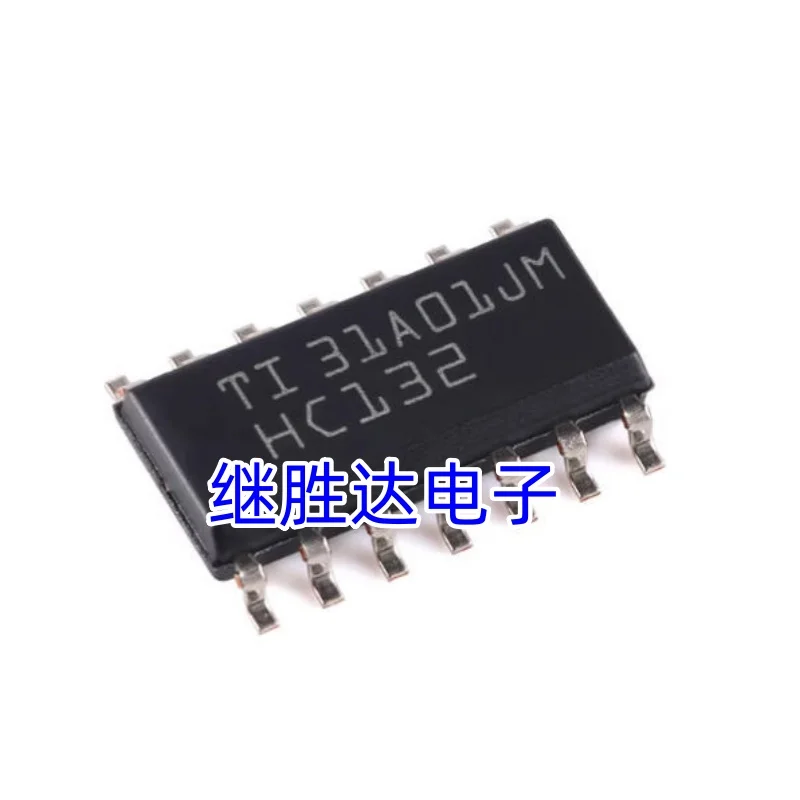 10pcs/lot SN74HC132DR printing HC132 SOP-14 package Original genuine Four channel NAND gate logic chip