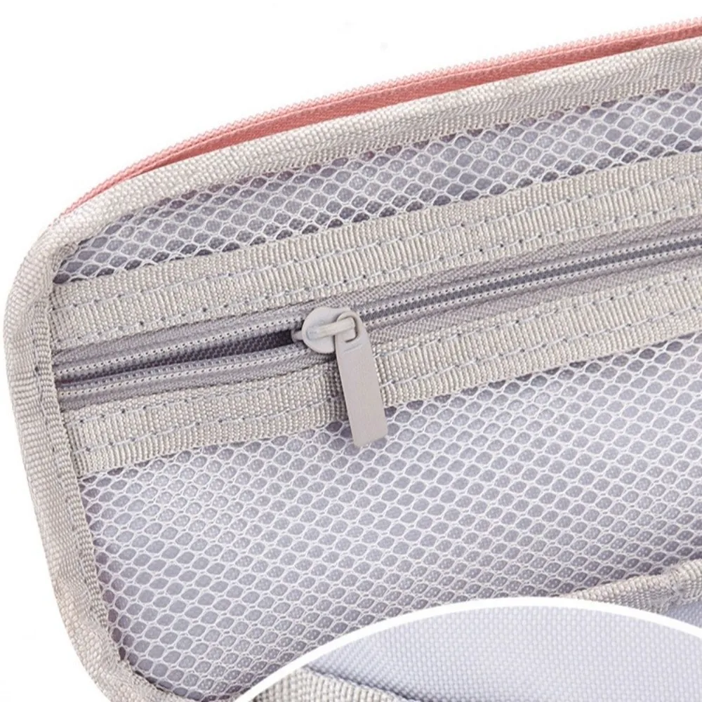 Large-capacity Folding Pencil Case Simple Double-layer Pen Storage Bag Aesthetic Zipper Student Stationary Boxes Children