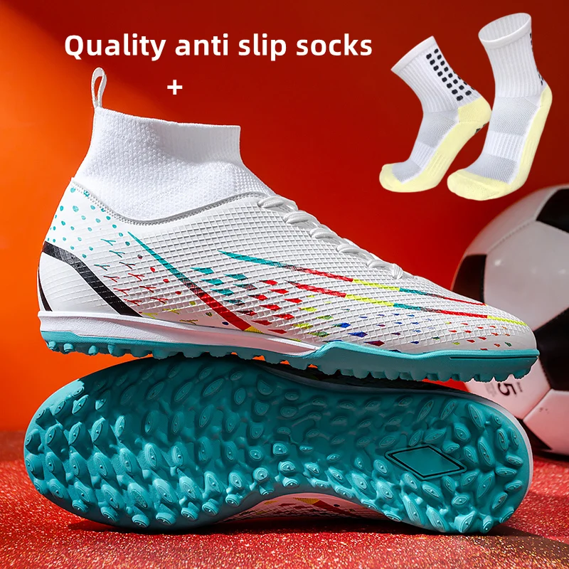 ALIUPS Original Men Soccer Shoes AG/TF Children Football Shoes Youth Football Boots Comfortable Athletic Training Cleat