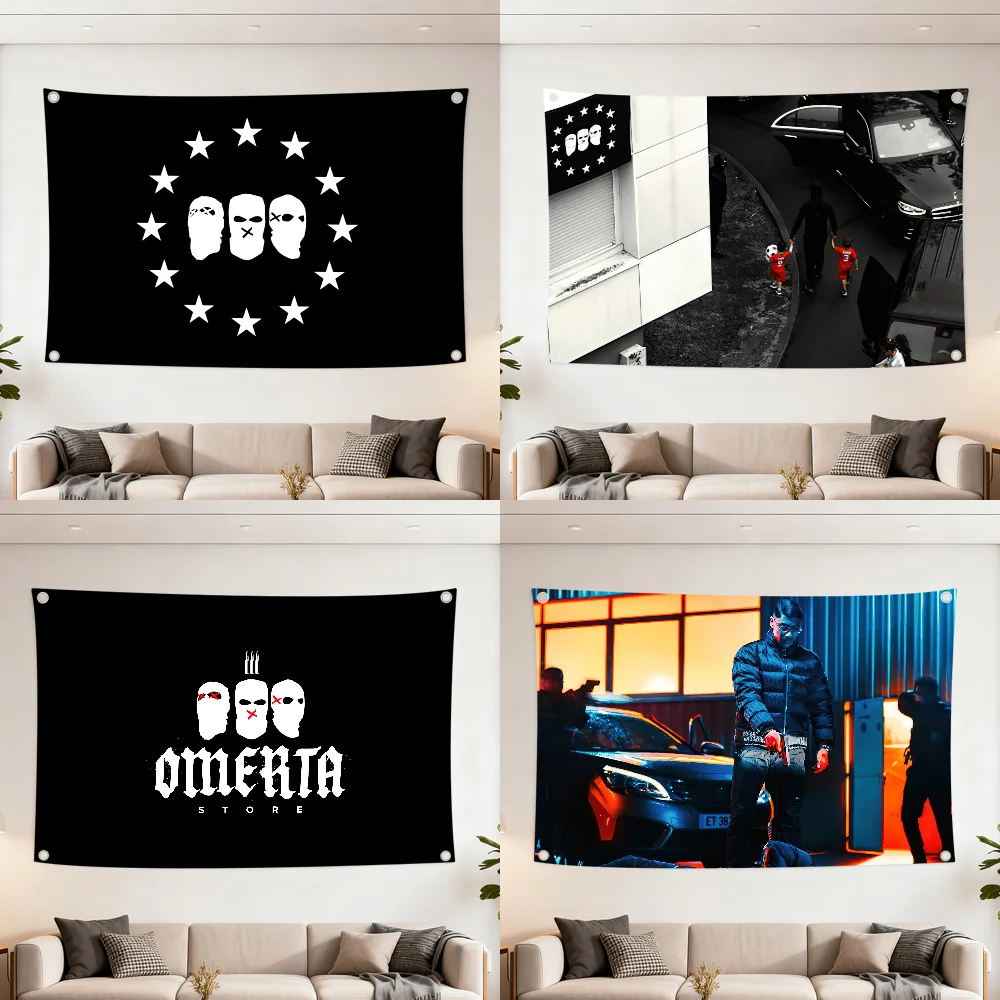 Singer O-Omerta Maes flag Decoration Outdoor Picnic Party Art Hanging Home Camping Party Banner Best sellers