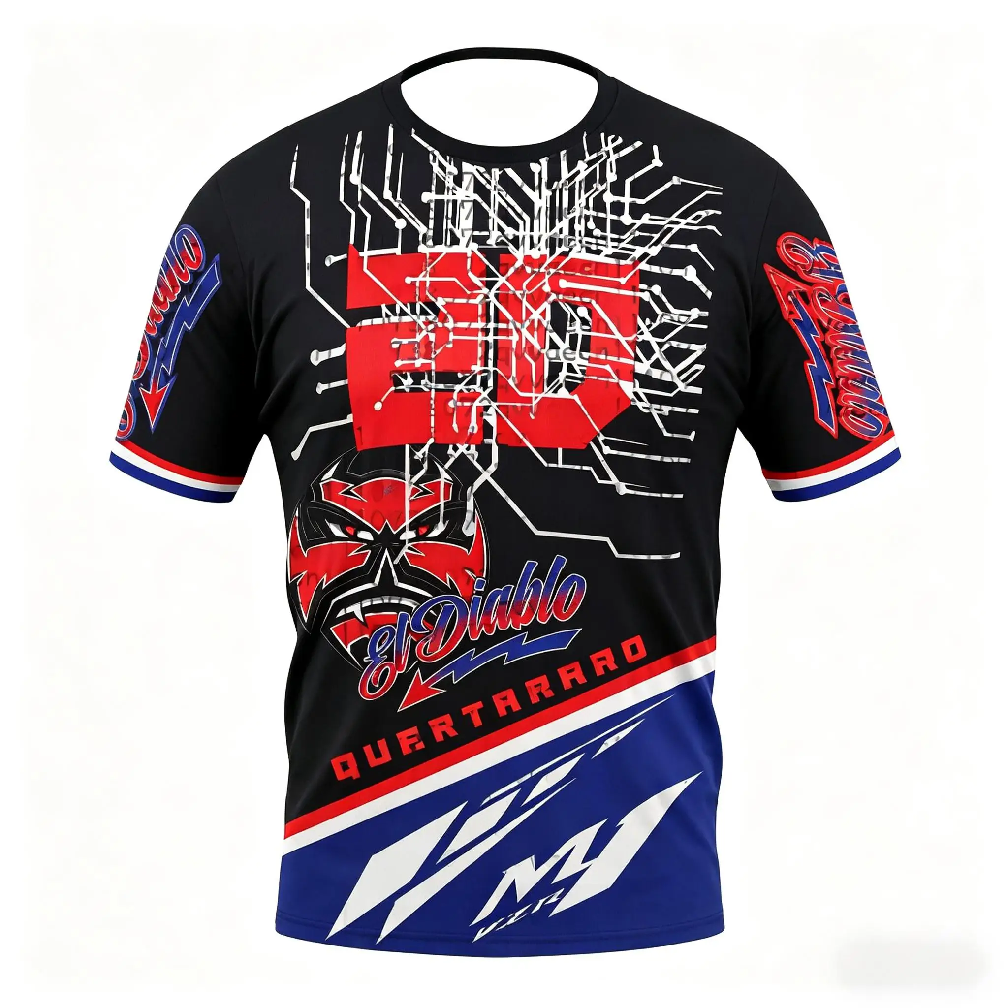 Camiseta de Motociclismo Transpirable para Hombre y Mujer, Diseño Fabio Quartararo20, Verano, Deportes Extremos, Moto GP, Absorbe el Sudor