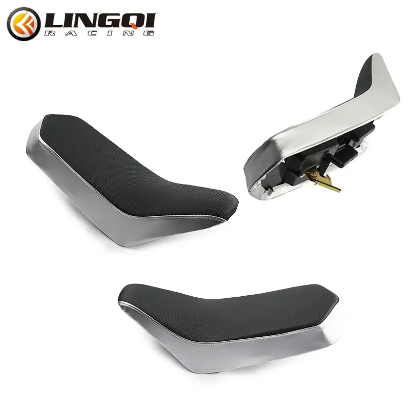 LYNNCHI دراجة نارية وسادة مقعد السرج الأسود رغوة غطاء مراتب مضاد للماء عالي الجودة ل 50cc 70cc 110cc 125cc المريخ الصغيرة ATV رباعية قبالة الطريق أجزاء