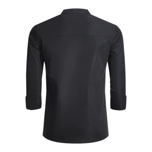 Imagen 2 del producto Uniforme de cocina profesional para otoño/invierno, ropa de cocinero de comida, chaqueta de Chef de Catering, camisa de cocina de restaurante, ropa de trabajo de camarero
