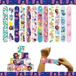 10/20pcs Gabby Dollhouse Slap Bracelets Cats Party Favors Birthday Party Gifts Decorations Snap Band for Kids Girls Baby Shower