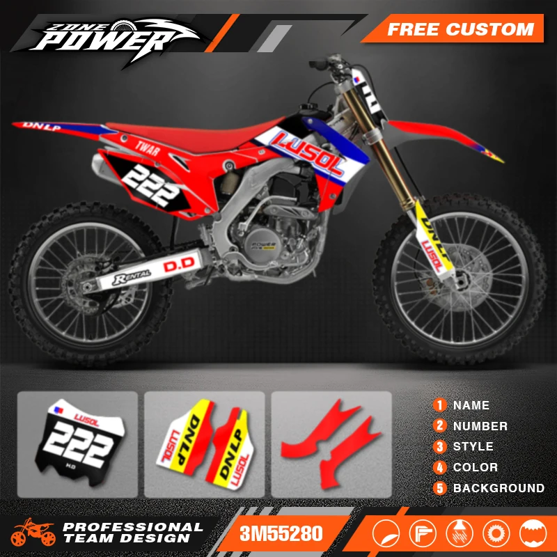 

Powerzone Motorcycle Graphic Decal Stickers Kits For Honda CRF450 CRF450R 2013-2016 CRF250 CRF250R 2014 2015 2016 2017 38