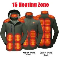 Men Women Electric Heated Jacket Heating Clothing Waistcoat USB Thermal Warm Cloth Feather Hot Sale Warm Winter Jacket