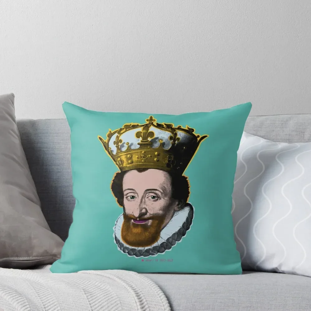 Henri IV-funda de almohada navideña, fundas de almohada para dormir, funda de cojín bordada