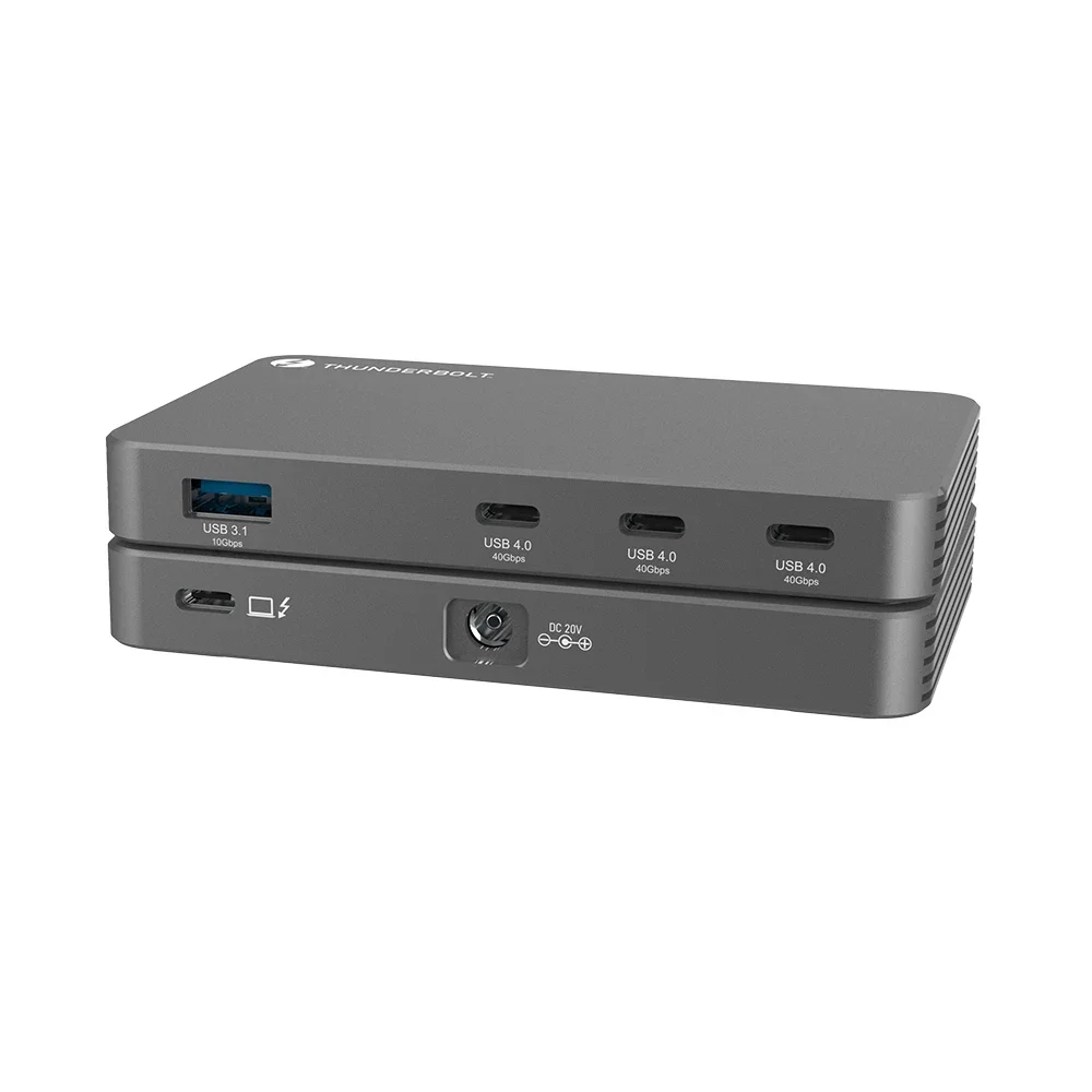 2024 USB 4.0 Thunderbolt 4 Hub Thunderbolt 4 Dock USB C Docking Station For Macbook Pro HP DELL Surface Lenovo Samsung Dock