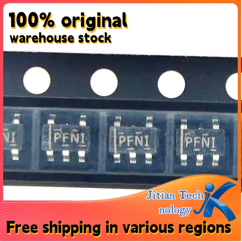100% original inventory 10PCS TPS60403DBVR logo PFNI PFN1 SOT23-5 Voltage inverter chip Channel direct sales