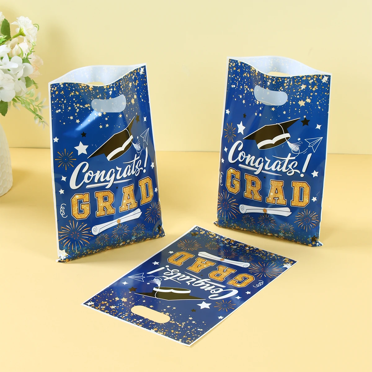 موسم التخرج هدية كيس تعبئة الحلوى حقيبة اليد تهانينا غراد ديكور حفلات فئة من 2025 لوازم حفلات التخرج #2