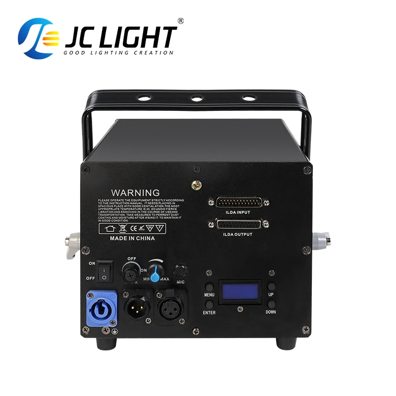 JC Light Full Color 3d Animation Laser Lights Dmx Stage Dj Disco 5w Rgb Laser Projector for Night Club KTV Special Effect Lights