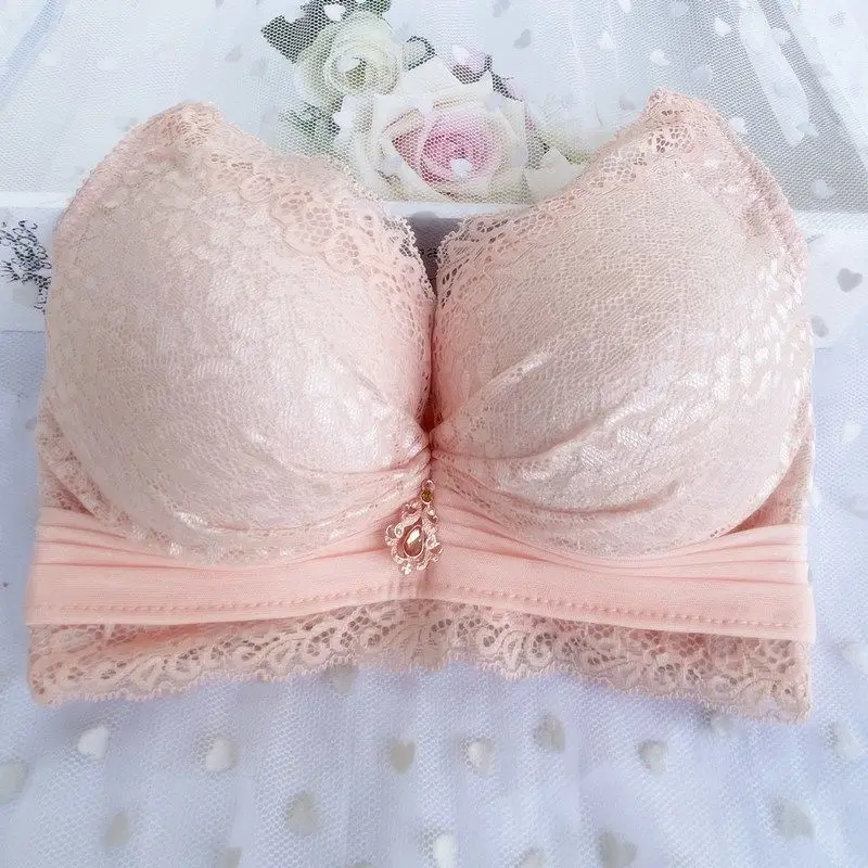 Extra thick 12cm bra, extra thick cup, extra thick bra, thickened gathering, no steel ring underwear for women AB