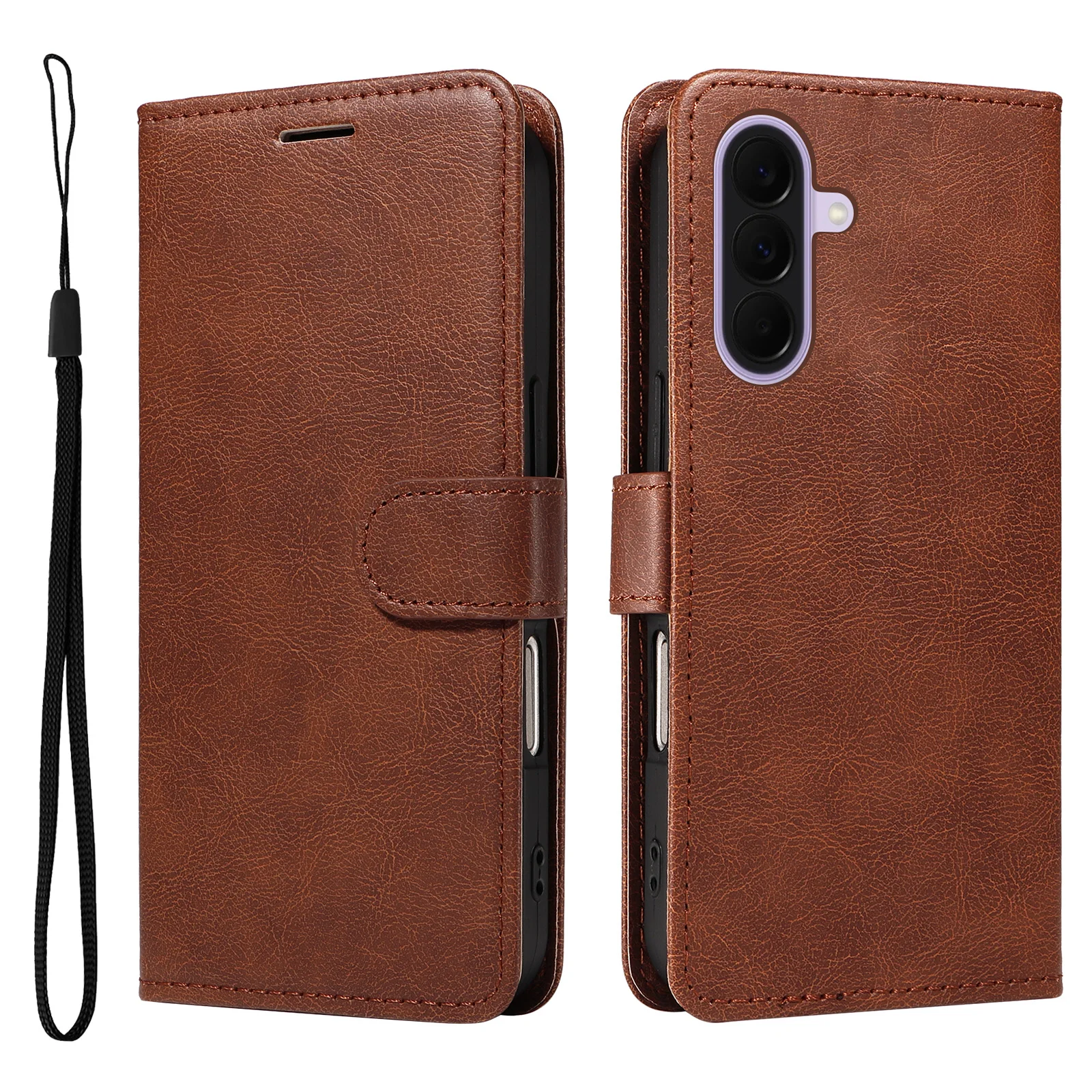 Leather Wallet Flip Case for Samsung Galaxy A17 A27 A37 A57 A56 A36 A26 A16 A55 A35 A25 A15 A54 Kickstand Card Holder Cover