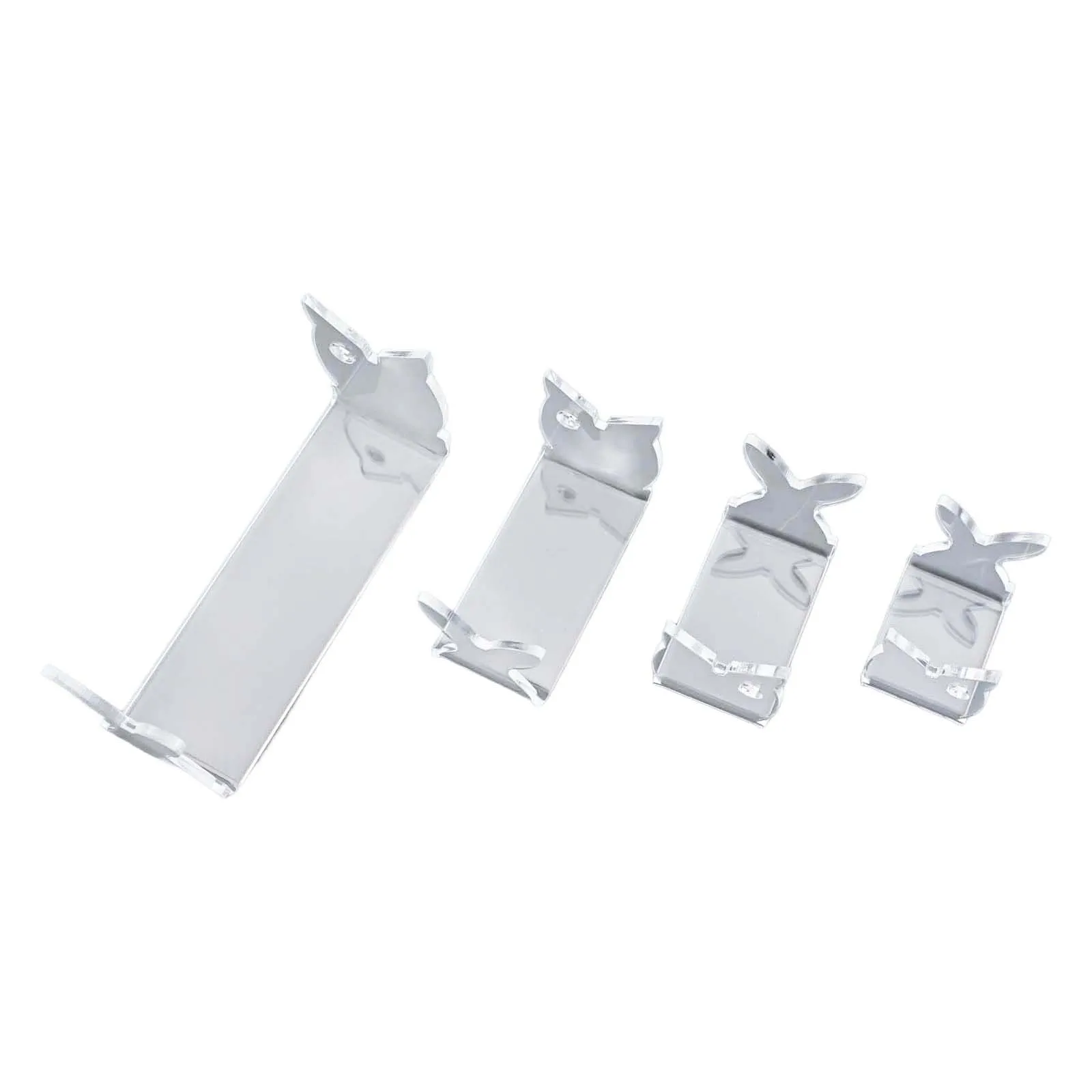 

Набор из 4 акриловых органайзеров для рыболовных приманок с уникальным дизайном пазов, идеально подходит для активного отдыха и рыбалки