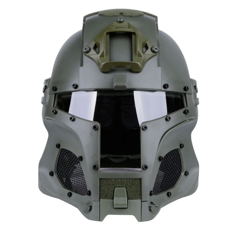 

Iron Samurai Helmet Tactical Outdoor Retro Helmet Survival Game