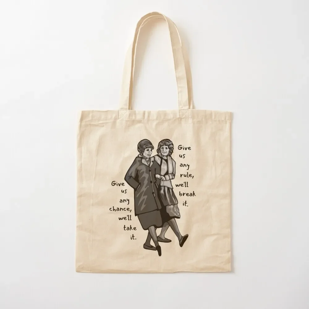 Laverne & Shirley Drawing Tote Bag the tote bag ecological bags shoping bag