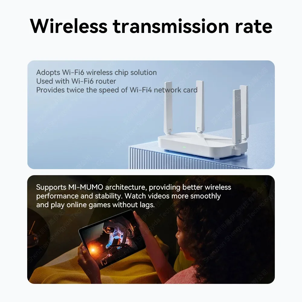 محول واي فاي USB صغير 2.4 جيجا هرتز دونغل لاسلكي USB 2.0 بطاقة الشبكة واي فاي 6 إيثرنت استقبال للكمبيوتر/الكمبيوتر المحمول سائق فوز مجاني 10/11 #5