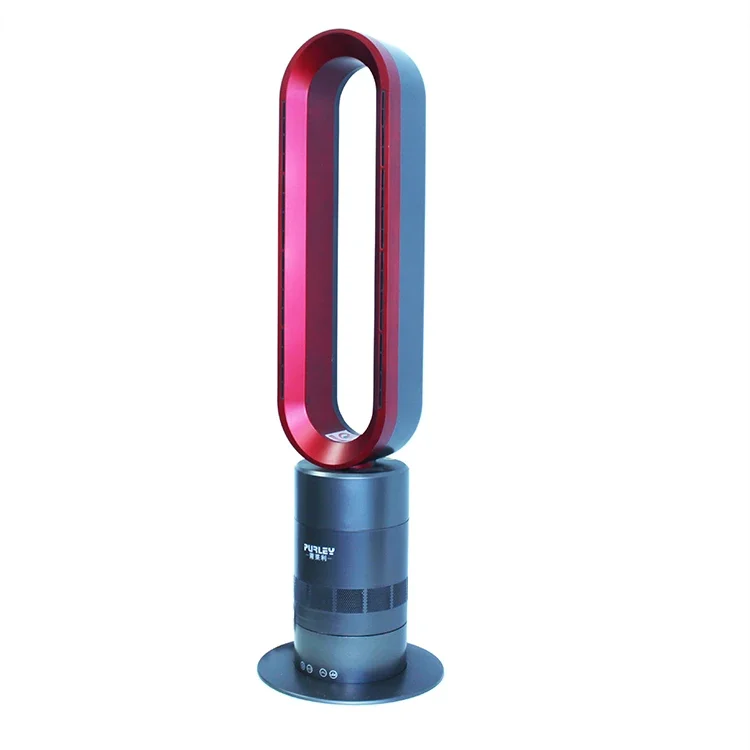 Factory Manufacture 10 Windspeed Oscillating Tower Floor Remote Control Tall ABS Plastic Bladeless Fan Air Cooler