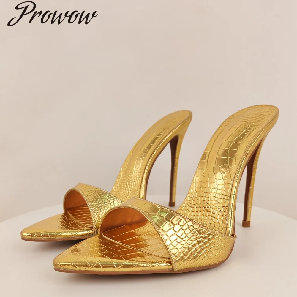 

Модные тапочки на остром высоком каблуке, женская обувь Zapatos Mujer