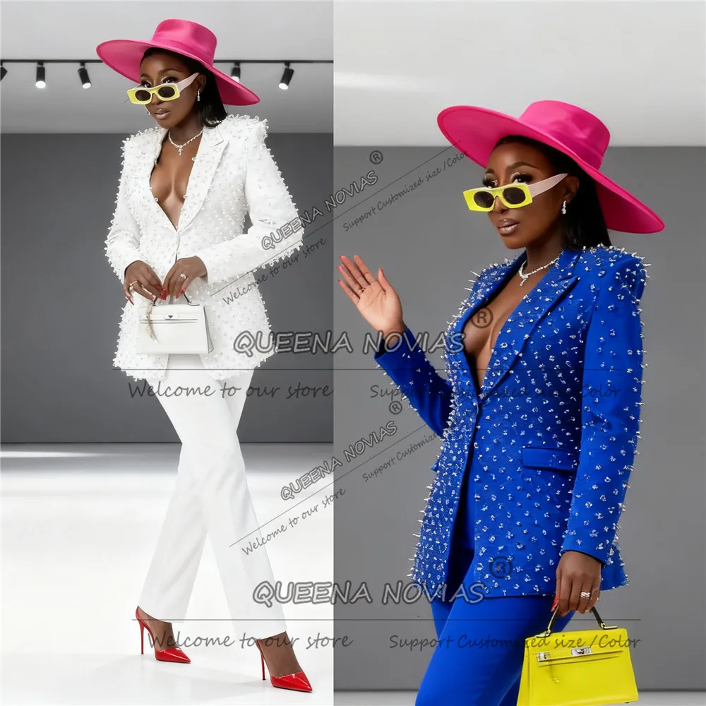 

Роскошные ювелирные изделия с камнями, женские брючные костюмы, комплекты из 2 предметов, женские деловые блейзеры, наряды, платье для матери невесты на заказ, праздничная одежда