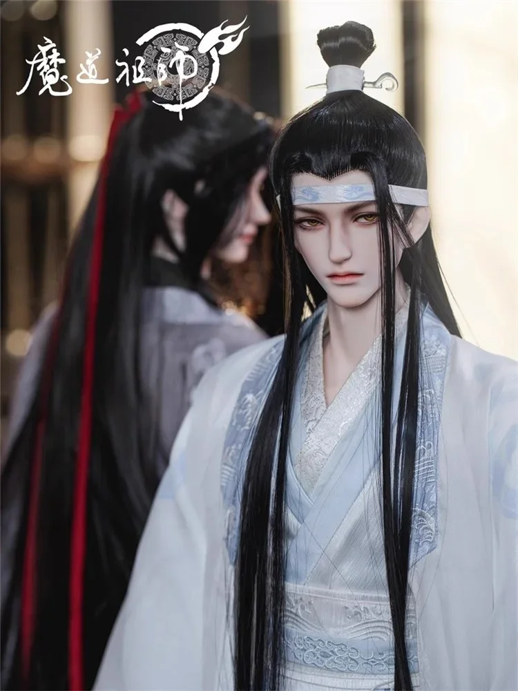 แกรนด์มาสเตอร์แห่งการเพาะปลูกปีศาจอนิเมะ BJD LAN Wangji ขนาด78ซม. รูปแบบเครื่องแต่งกายโบราณที่จำกัดตุ๊กตาขยับแขนขาได้ของขวัญในการตกแต่ง